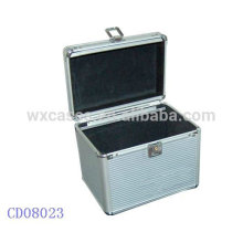 silver 100 CD disks aluminum CD case wholesales from China manufacturer
